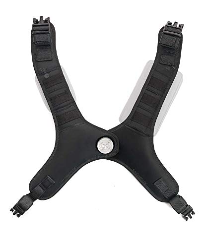 Correas de hombro Auto Negro Q Lab Type I universales para cinturón de seguridad 4