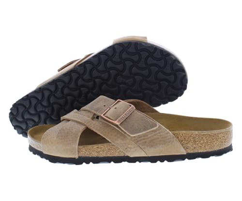 Image of Birkenstock Lugano Oiled Leather Sandals