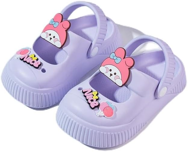 Generic Toddler Kids Mules Boys Girls Cute Garden Water Clogs Sandals Slip On Shoes Slipper Slides Lightweight Outdoor Summer Children Beach Pool Shoes for Baby Little Kids65 Multi