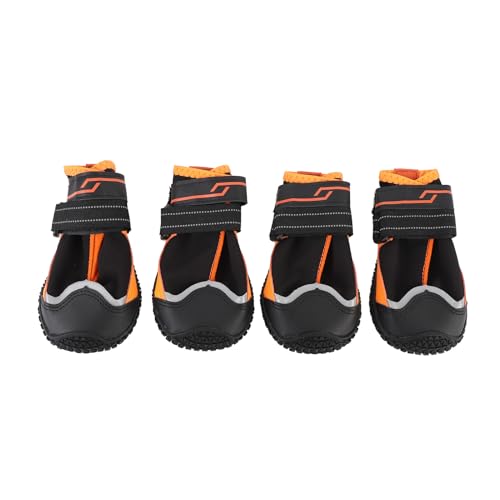 Botas Resistentes à água para Cães, Botas para Cães à Prova de Derrapagem, 4 Peças, Durabilidade Lon