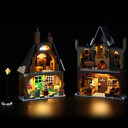 BRIKSMAX Led Beleuchtungsset für Lego Harry Potter Hogsmeade Spielzeug - Compatible with Lego 76388 Bausteinen Modell - Ohne Lego Set