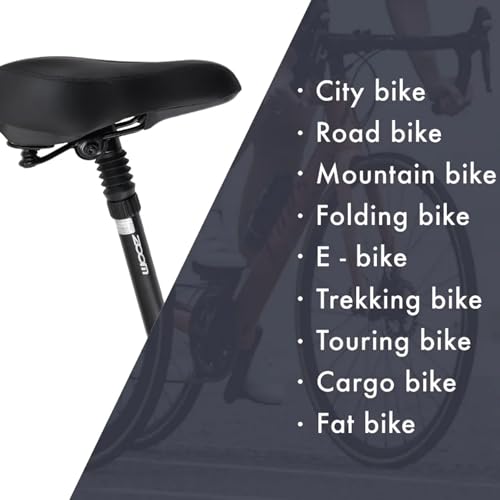 PeakRider Bike Suspension Seat Post, 25.4 27.2 30.4 30.9 31.6mm, Bicycle Seatpost with Adjustable Absorber for MTB/e-Bike/BMX/Childrens Bike - Thumbnail 5