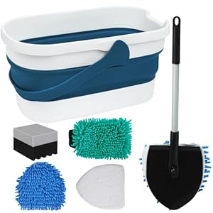 MAVRIZ Car Wash Kit with Bucket Por...