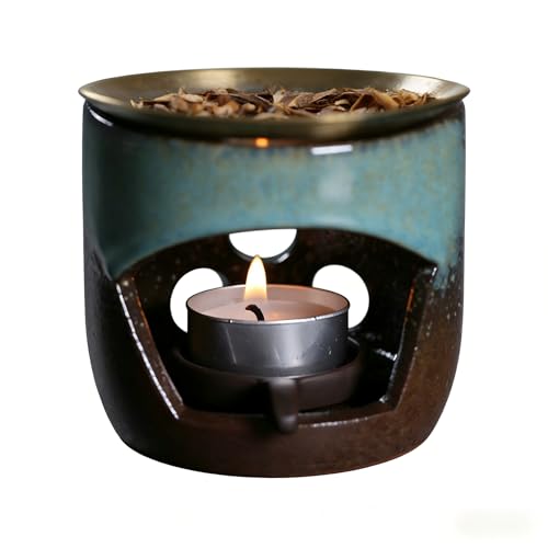 Difusor de Cerámica para Aromaterapia con Vela y Cuenco Removible miniatura 7