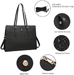 Sac portable pour femmes 15.6 inch Classy femmes cuir Tote