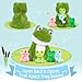MorisMos Big Frog Stuffed Animal Plush Toys,Large Green Mommy Frog Toy and 4 Baby Toads for Kids,Cute Plush Toad Toys,Soft Green Stuffed Animals Gift for Girls Boys Christmas Baby Shower Birthday