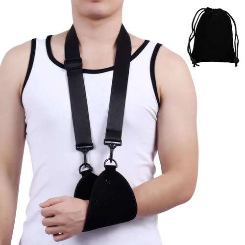 Bisienya Sling for Arm Support, Arm Sling for Shoulder Injury, Adjustable Comfortable Sturdy, for Wrist Elbow Shoulder Injuries Fracture - Men & Women