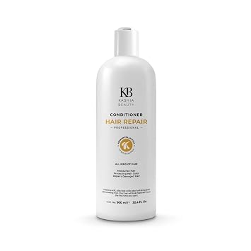 Kashia Beauty Keratin Hair Repair Conditioner 30.4 oz Nourishing Conditioner with Hydrolyzed Keratin & Collagen Softens Strengthens & Restores Elasticity For Dry or Damaged Hair
