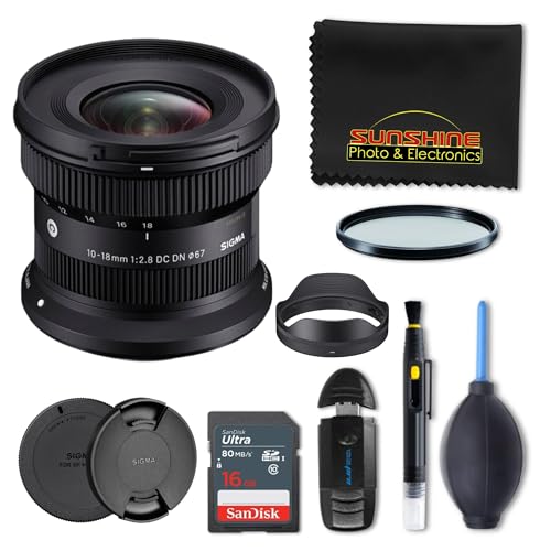 10-18mm F2.8 DC DN for Canon -RF Mount (Lens + Basic Bundle)