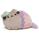 GUND Pusheen Mermaid Spiral Shell Cat Plush Stuffed Animal, Multicolor, 7'