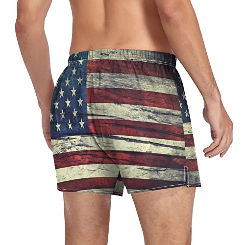 Aflyko Novelty Boxer Shorts Patriot Flag Relaxed Fit Boxers Patriot Men's Underwear S-XXL2