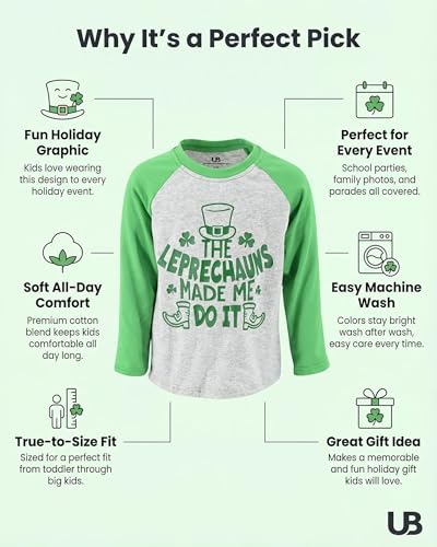 Image of Unique Baby Boys Long Sleeve Raglan Graphic T-Shirt for Toddlers and Kids