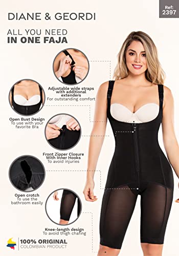 Image of DIANE & GEORDI 2396 Lipo Fajas Stage 2 BBL Colombianas Pospartum Tummy Control Body Shapers Shapewear for Women Girdle