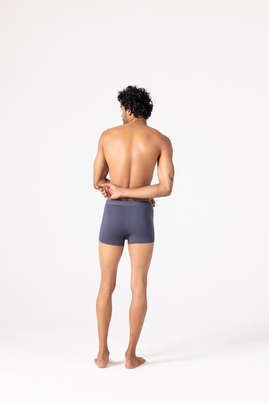 Image of HIELABS Micromodal Pouch Underwear for Men | Regular Fit Trunk | Ultra Soft & Breathable | Anti Odour | Ultrasoft Waistband | Men AllDayFit | Pack of 1 | Sizes S, M, L, XL, 2XL,3XL,4XL,5XL