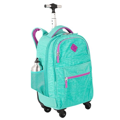 Mochila Carrinho Sestini Rolling Crinkle Turqueza 4R 76171-77