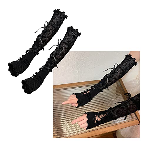 Bridal Lace Gloves Sleeves For Wedding Party White Accessories Fingerless Gloves For Driving2
