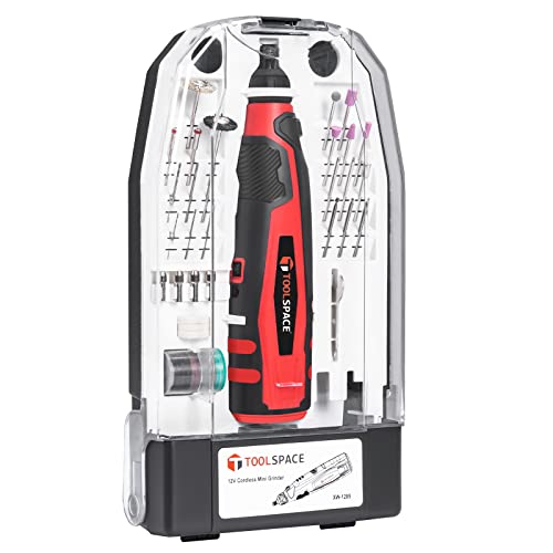 T Toolspace ENGRAVER Toolspace 12V Cordless Rotary Tool Kit - 6 Variable Speeds Usb Charging Power Rotary Tools thumb #7