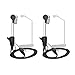 Acoustic Tube Earpiece LSENG 3.5mm 2 Pin PTT Mic Covert Headset for Two Way Radio (Baofeng,Kenwood,TYT, Puxing, Wouxun) – Pack of 2