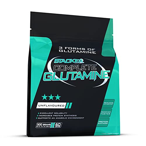 Stacker2 Complete Glutamine Standard Proteinsynthese Muskelaufbau Bodybuilding 300 g Cover