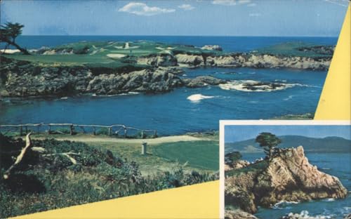 Cypress Point Golf Course 16th Hole & Lone Carmel Postcard