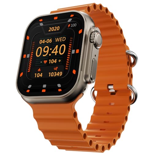 Fire-Boltt Dapper’s 54.61 mm (2.15 inch) IPS Big Screen, GPS Tracking, Compass, Wireless Charging, Bluetooth Calling, 105 Sports Modes, Video watchfaces (Orange) (B0CT5J9DFY) Amazon Price History, Amazon Price Tracker