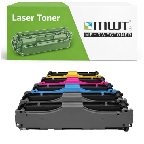 Lot de 5 toners compatibles HP Color LaserJet M477 M452 M377 | CF410X haute capacité