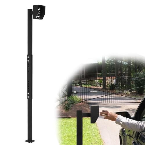 Dreamtrue Universal Keypad Mounting Post with Waterproof Cover, Height Adjustable