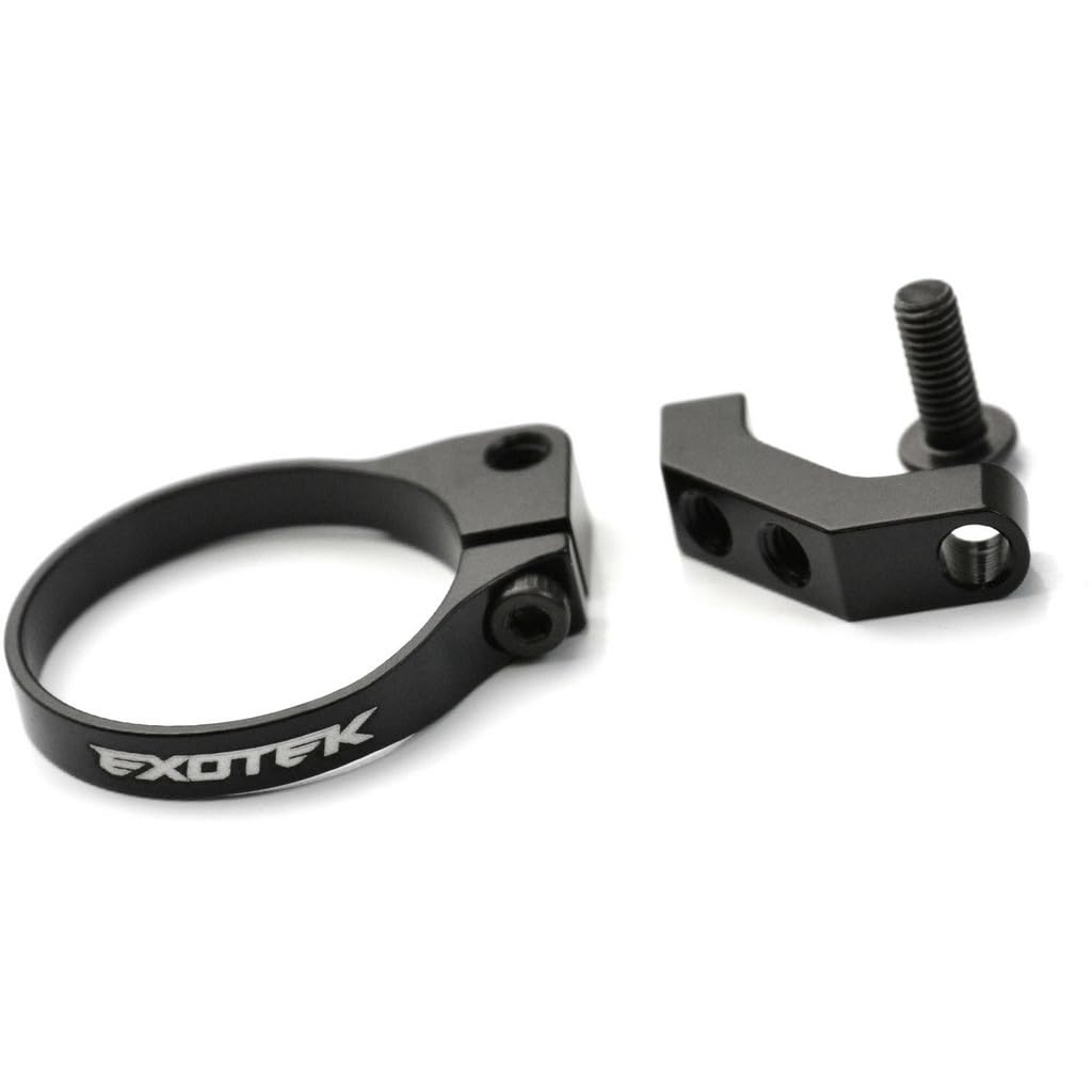 Exotek 24mm Mini Fan Mount Clamp-On 7075 for 24mm Dia. Motors Black EXO2161BLK