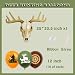 30pcs Deer Hunting Balloons Arch Garland Kit Forest Hunting Camouflage Themed Balloons Party Decor for Camping Decorations for Classroom Camo Oh Deer Fathers Birthday Party Decorations for Boy Men