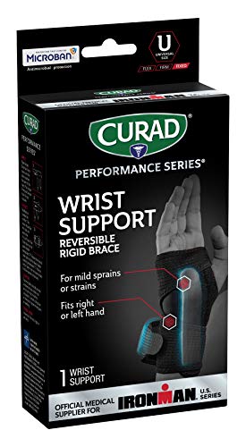 CURAD Performance Series Ironman Wrist Support, Reversible, Universal, 1 Count