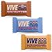 Price comparison product image Vive Dark Chocolate Coated Mixed Box Protein Bites - Gluten Free and Vegan - High Fibre Mini Protein Bars - Pack of 21