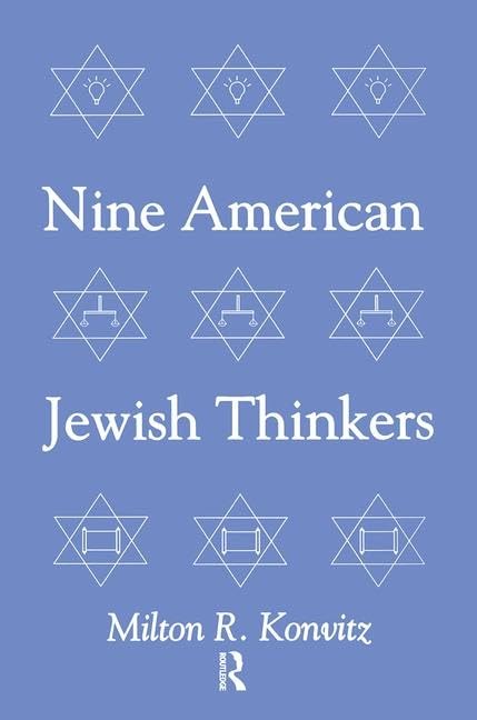 Nine American Jewish Thinkers      1st Edition