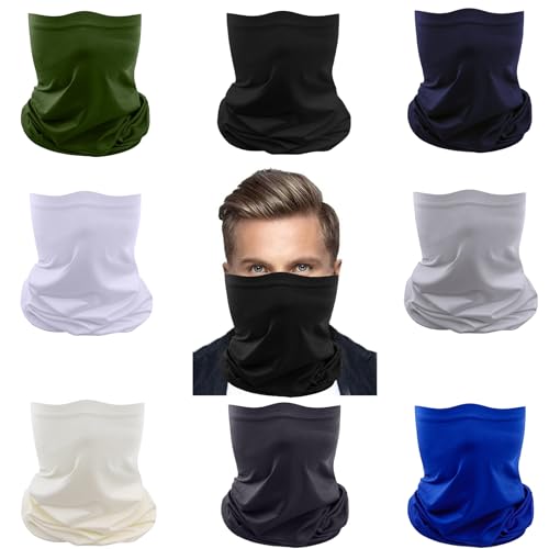Image of Neck Gaiter Masks Tube Scarf,Seamless Bandanas Buffs Gators,Ourdoor Face Mask Face Covering Multi Headwear