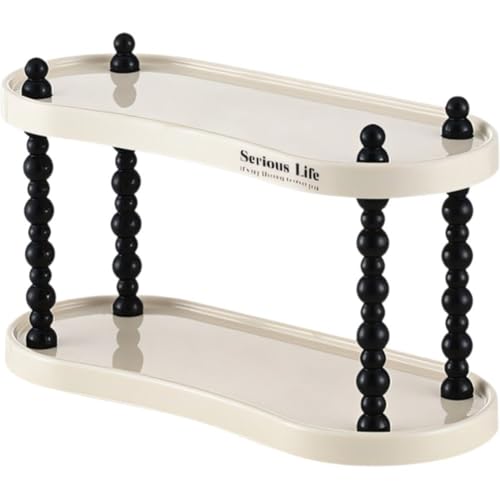 Support de rangement multicouche transparent pour une coiffeuse épurée - 2