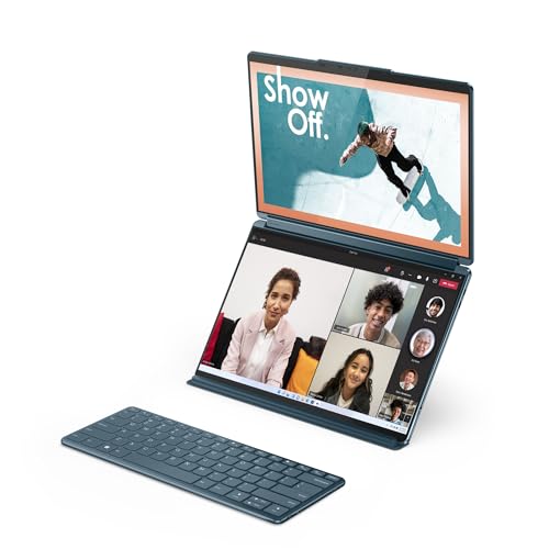 Doppio schermo: con i suoi due touch screen da 13,3 pollici da 2,8 K, è possibile utilizzare più applicazioni contemporaneamente e con orientamenti diversi