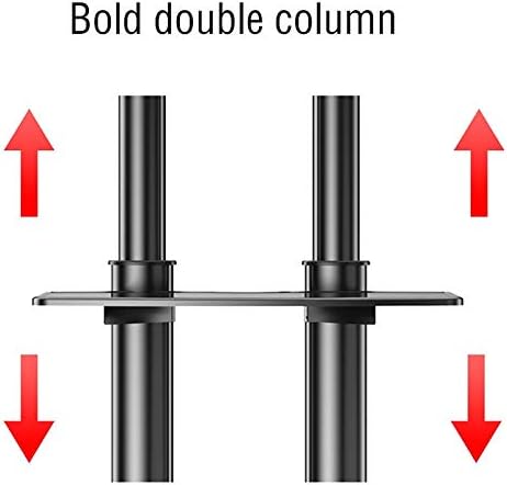 Soporte para TV con ruedas, ajustable en altura, para 32-65 pulgadas miniatura 5