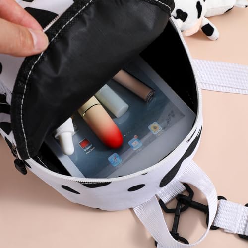 Mini sac à dos imprimé vache pour alléger vos sorties avec style - 7