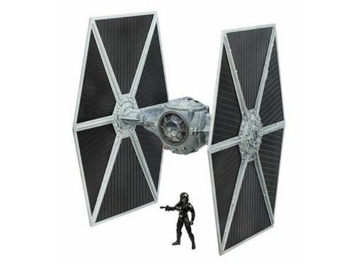 Star Wars Saga '06 Exclusive Vehicle TIE Fighter with Larger Scale Wings Variant Grey Color with Tie Pilot Action Figure