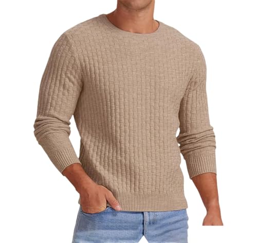 Mens Thermal Turtleneck Sweater Slim Fit Pullover Long Sleeve Plain Knit Thickened Base