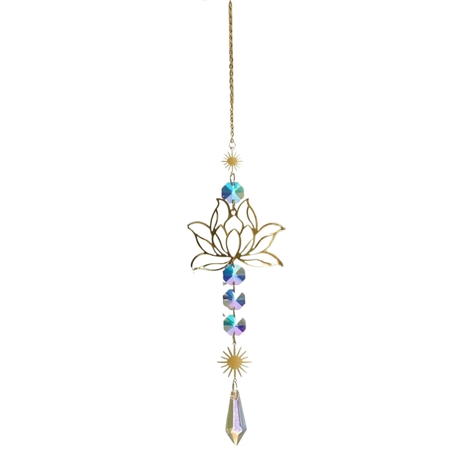 Wind Chimes 1Pc Charm Handmade Applicable Home Wind Chime Pendant Outdoor Garden Plant Decoration(Color 01)