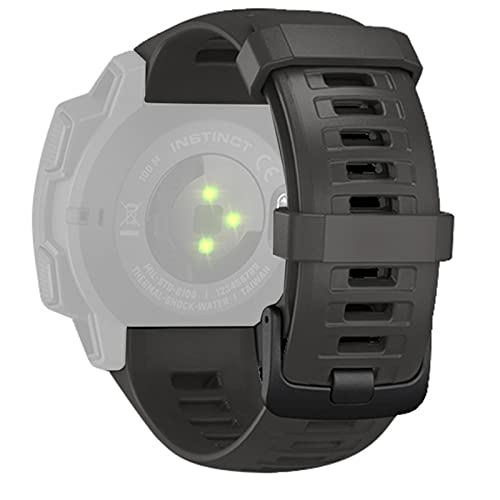 Bracelet silicone Garmin Instinct 22mm rechange pour montre connectée Solar Esports