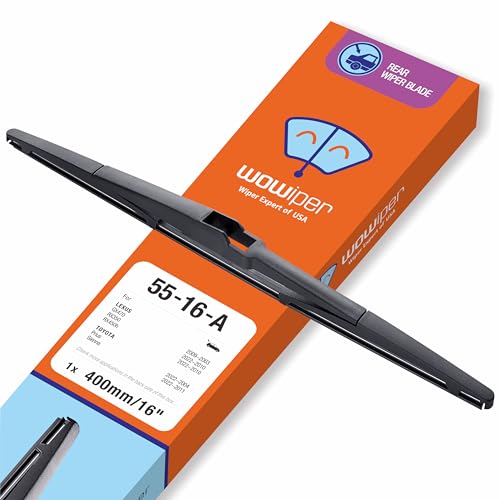 Image of 16 inch (16-A) Rear Wiper Blade Replacement for Toyota Sienna 2020 2019 2018 2017 2016 2015 2014 2013 2012 2011 2005 2004 Prius 2022-2004 Back Windshield Wiper Blade For My Car