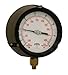 Winters PPC Series Phenolic Dual Scale Process Pressure Gauge with Brass Internals, 30" Hg Vacuum-0-60 psi/kpa, 4-1/2" Dial Display, +/-0.5% Accuracy, 1/4" NPT Bottom Mount