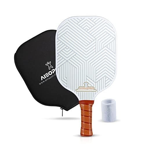 Aieoposo Pickleball Paddles, USAPA Approved Carbon Fiber Pickleball Paddle, Polypropylene