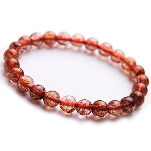 Bracelet quartz rutilé cuivre extensible pour harmoniser votre quotidien