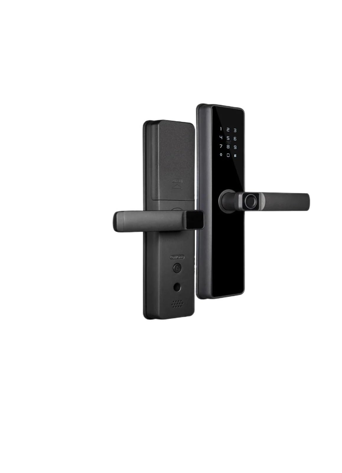Cerradura de puerta inteligente para interiores, contraseña, huellas dactilares, desbloqueo remoto para llave (cerradura y 5050-22220)