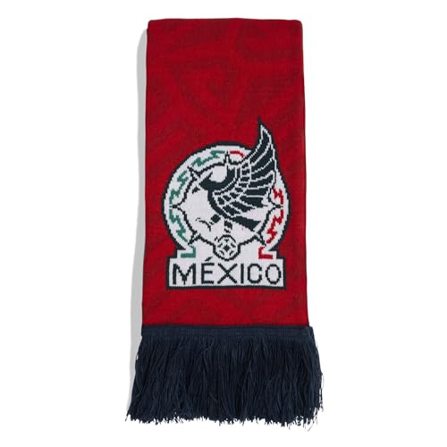 adidas Unisex-Adult Mexico Mexico Scarf Bold Green/Aurora Ivy No Size