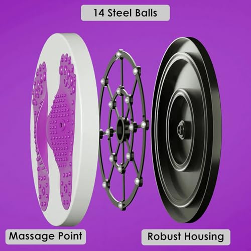 Twist Waist Disc Board, Waist twisting disc Slimming Multi-Functional Magnetic Balance Board Pedal - Image 4