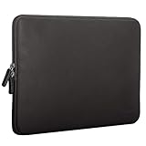 macbook pro sleeve 15 inch leather MIT EINEM FACH - In der Tasche gibt es noch ein Fach, in dem Sie Buch, Papiere, Powerbank, Handy oder einige kleine Dinge verstauen können. Praktisch für Transport.