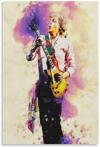 Iooie Art Peinture sur Toile Smudge Paul Mccartney célèbre Guitariste et Photo pour la décoration de Salon Muralimpression Affiches Photos 15.7″x23.6″(40x60cm) sans Cadre - Les Beatles, Paul McCartney, John Lennon, RIngo Starr, George Harrison Iooie Art Peinture sur Toile Smudge Paul Mccartney célèbre Guitariste et Photo pour la décoration de Salon Muralimpression Affiches Photos 15.7"x23.6"(40x60cm) sans Cadre
